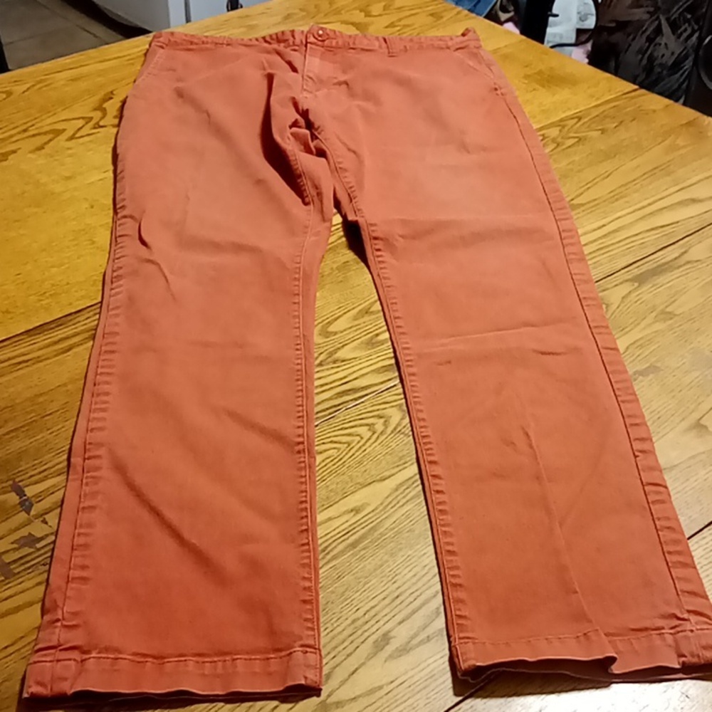 Obey Propaganda Womens Pants 36 Rust Brown Brick Preowned Casual Work  Used